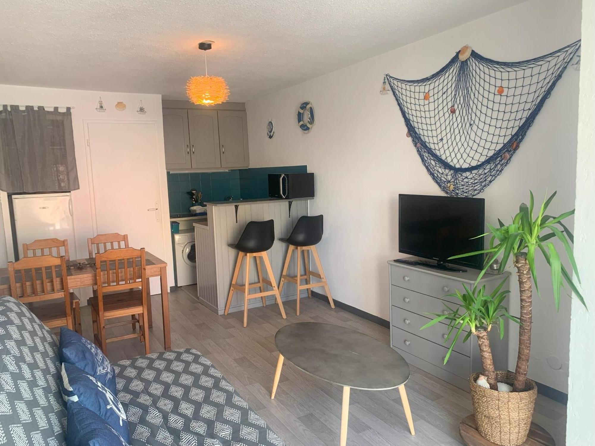 Joli Studio Proche Plage Du Mole Agde Bagian luar foto